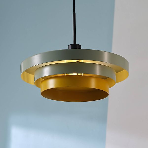 OSRAM Hängeleuchte Decor Layers, grün/gelb, Stahl, E27 günstig online kaufen