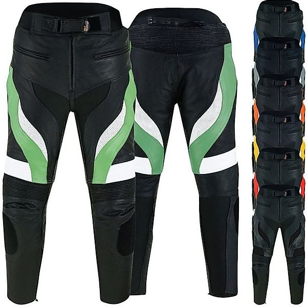 German Wear Motorradhose GW409T Motorradhose Biker Lederhose günstig online kaufen