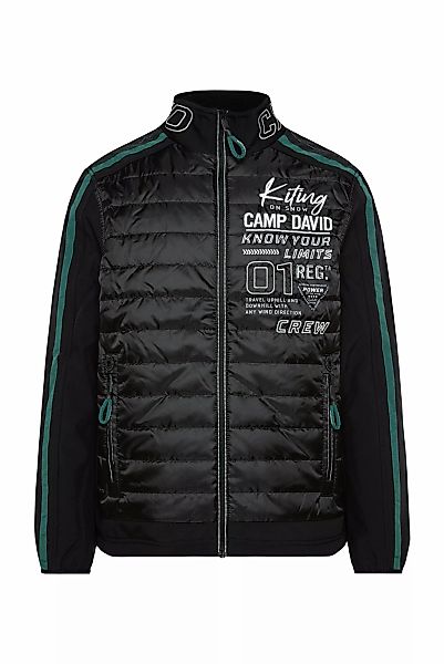 CAMP DAVID Softshelljacke, ohne Kapuze, mit verstellbarem Gummizug im Saum günstig online kaufen