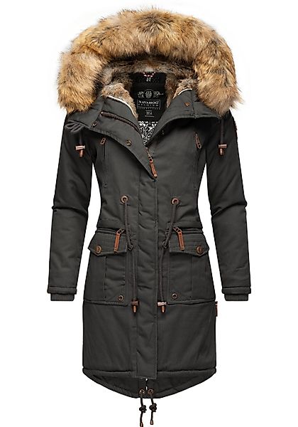 Navahoo Wintermantel "Rosinchen", stylischer Damen Winter Baumwollparka mit günstig online kaufen