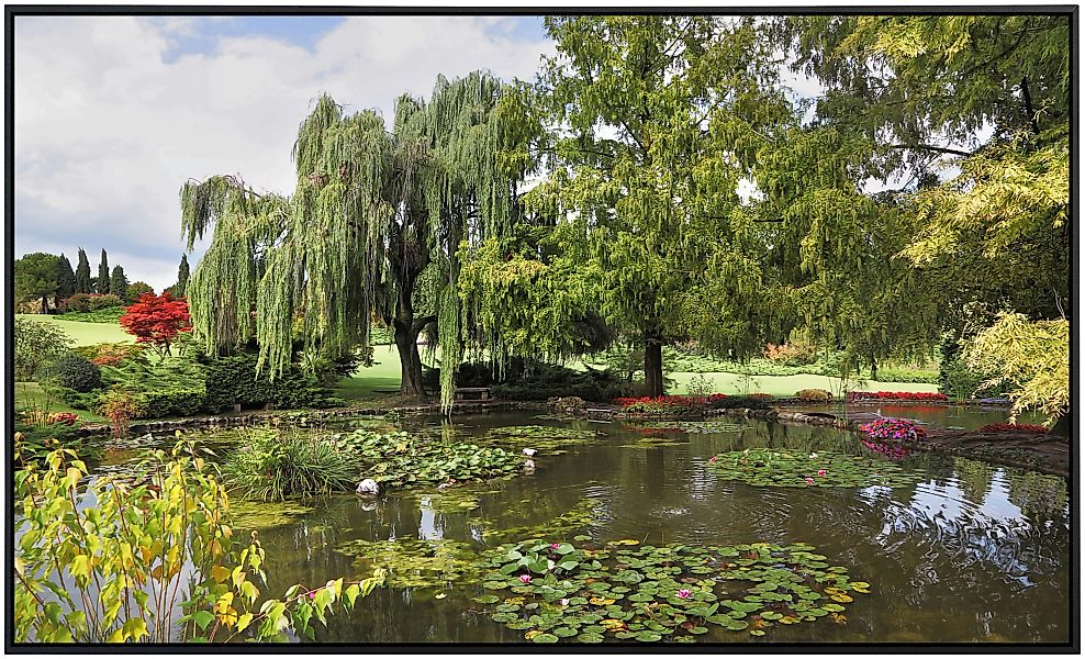 Papermoon Infrarotheizung »Teich mit Bäumen«, sehr angenehme Strahlungswärm günstig online kaufen