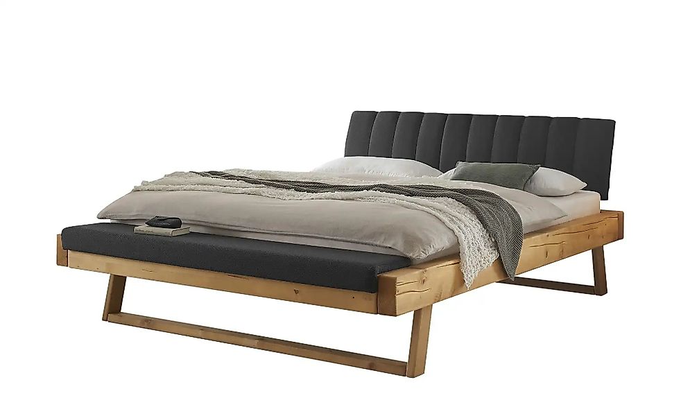Bettgestell Massiv Sarja ¦ holzfarben ¦ Maße (cm): B: 198 H: 98 Betten > Be günstig online kaufen