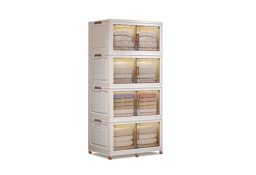 GarveeMore Stauraumvitrine Plastik Garderobe Snack Schrank Aufbewahrungsbox günstig online kaufen