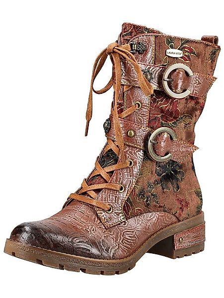 LAURA VITA LAURA VITA Stiefel Leder/Textil Schnürstiefel günstig online kaufen