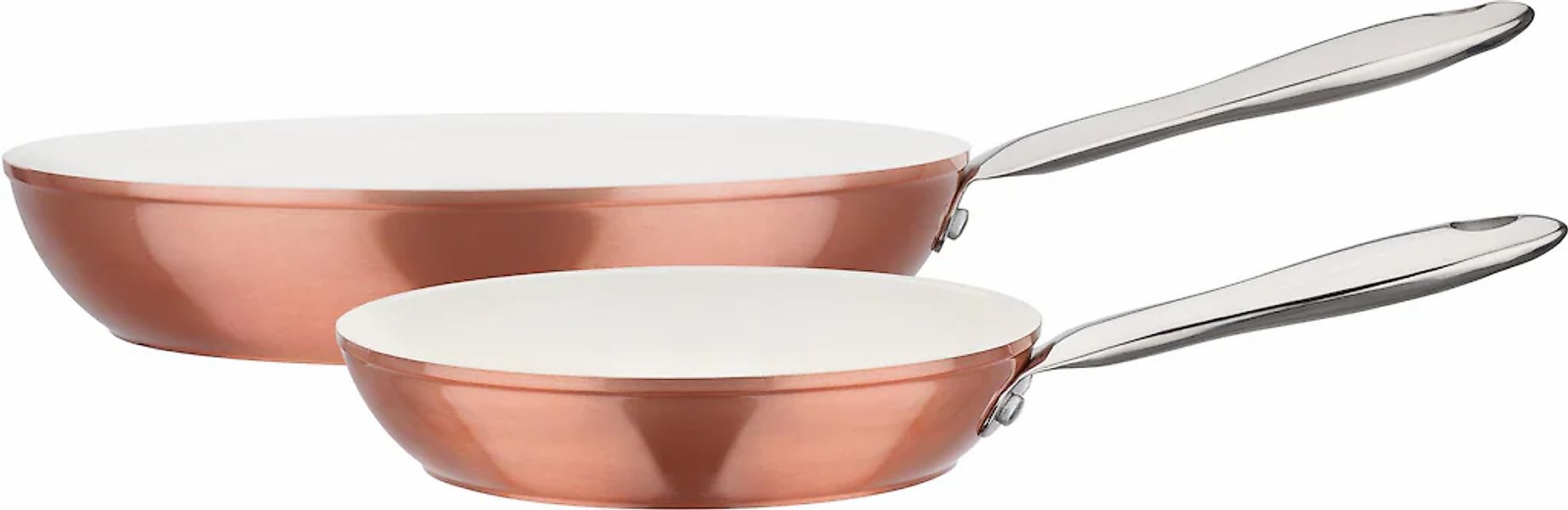 GSW Pfannen-Set "Kupfer-Bronze" Aluminium Set, 1x Bratpfanne Ø 20 cm- H. 4, günstig online kaufen