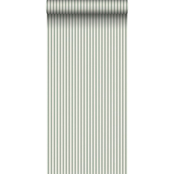 Sanders & Sanders Tapete Streifen Graugrün 53 cm x 10.05 m günstig online kaufen