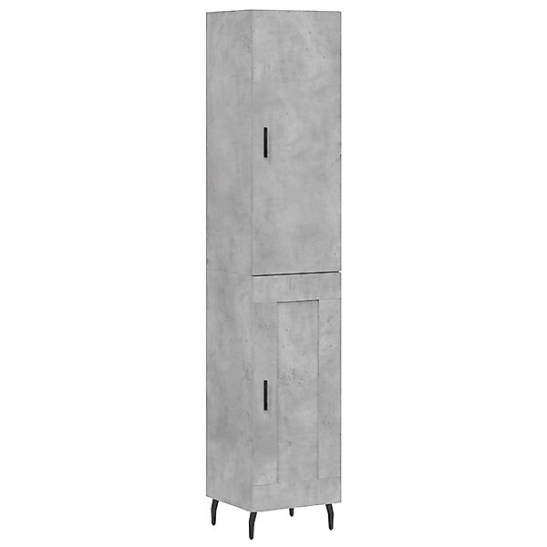 vidaXL Highboard Betongrau 34,5x34x180 cm Holzwerkstoff 3199125 günstig online kaufen