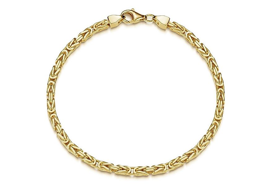 Materia Königsarmband Herren Gold Königskette massiv 3mm SA-152, Sterlingsi günstig online kaufen