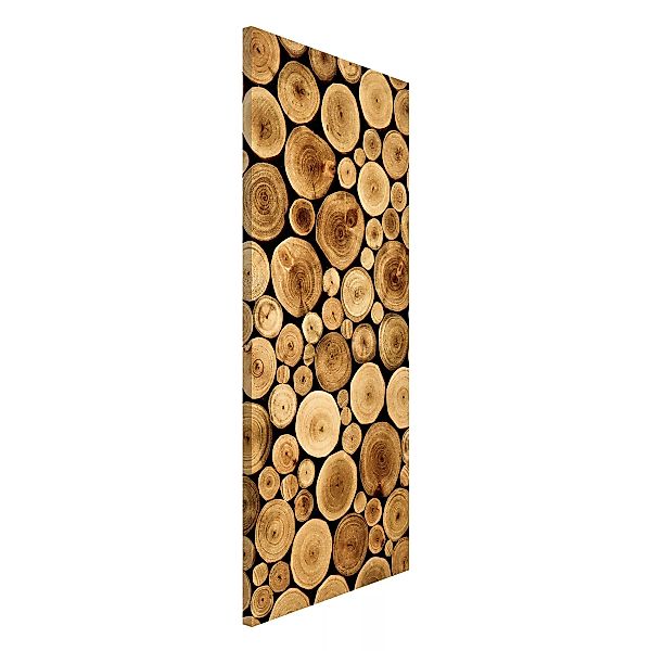 Magnettafel Holzoptik - Hochformat 1:2 Homey Firewood günstig online kaufen