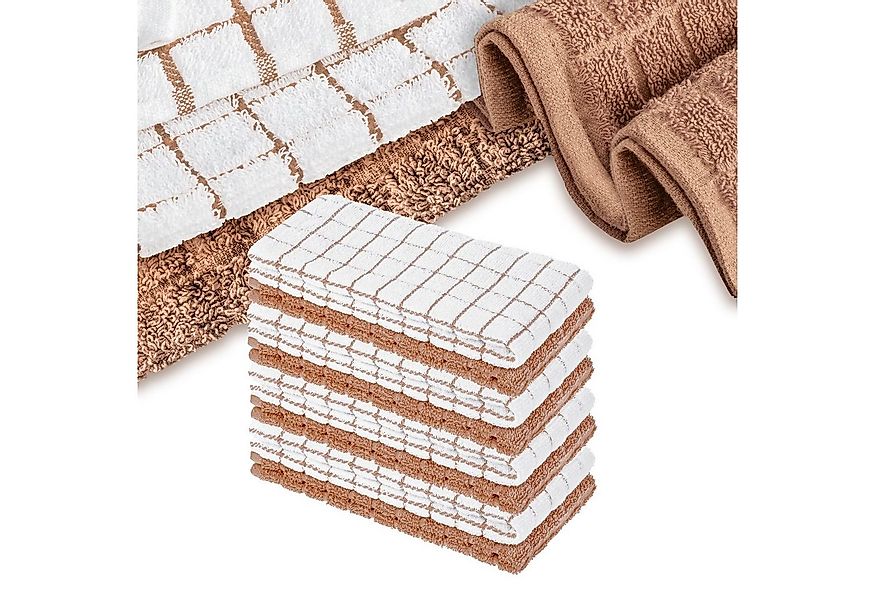 StickandShine Geschirrtuch 8 Stück Geschirrtücher aus 100% Baumwolle Frotte günstig online kaufen