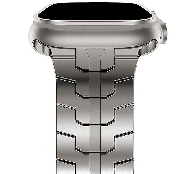 SmartUP Smartwatch-Armband für Apple Watch 11-1 / SE Ultra Titan Metall Ede günstig online kaufen