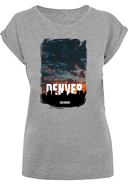 Merchcode T-Shirt "Merchcode Damen Ladies Denver Extended Shoulder Tee" 1 S günstig online kaufen