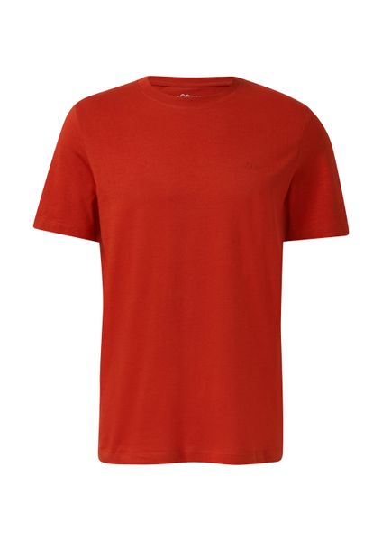 s.Oliver Kurzarmshirt T-Shirt Baumwoll-T-Shirt mit Logo-Print günstig online kaufen