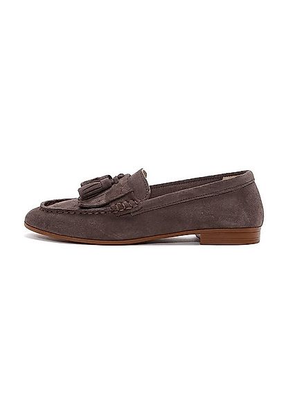 Derimod Maskuline Loafer aus Veloursleder Loafer günstig online kaufen