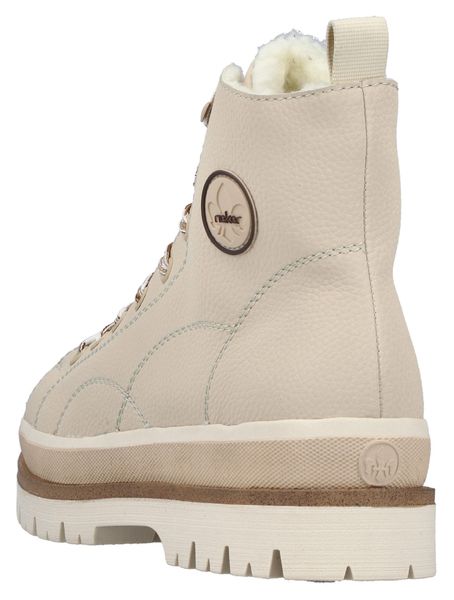 Rieker Winterstiefelette Plateauboots, Schnürboots, Profilsohle, mit günstig online kaufen