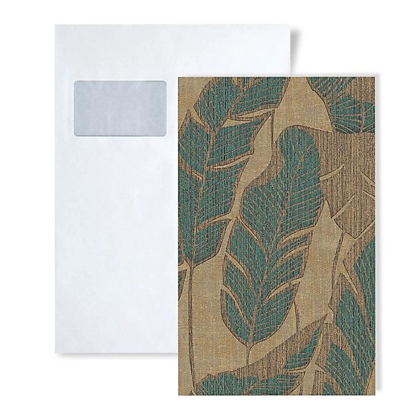 PROFHOME 1 MUSTERSTÜCK S-395022-GU DIN A4 MUSTER der Floralen Tapete günstig online kaufen