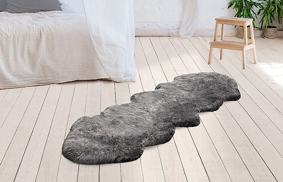 calo-deluxe Hochflor-Läufer Emica-1000, fellförmig, Höhe: 52 günstig online kaufen