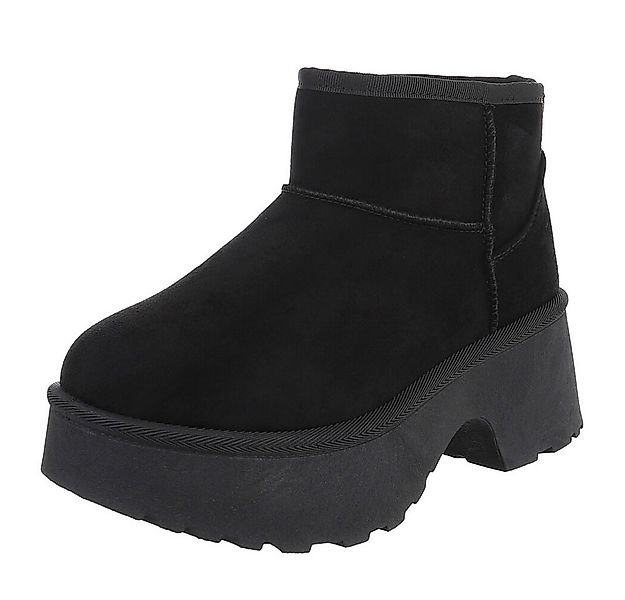 Ital-Design Plattform Ankle Boots für Damen – Stilvoll & Bequem Snowboots ( günstig online kaufen