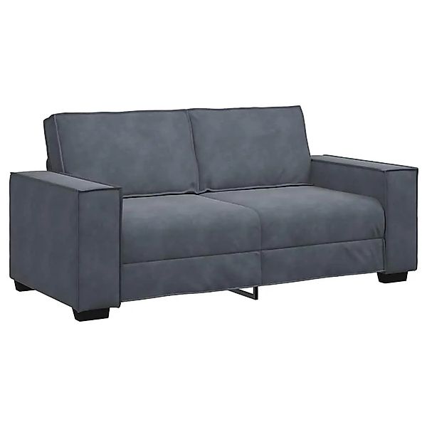 vidaXL 2-Sitzer-Sofa Dunkelgrau 140 cm Samt 4105021 günstig online kaufen