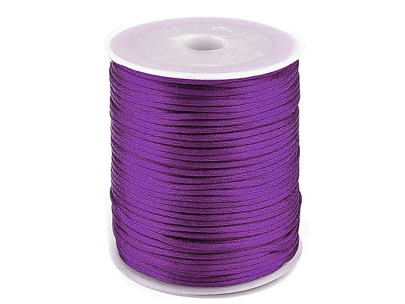 maDDma 90m Satinschnur 2mm Seil, lila günstig online kaufen