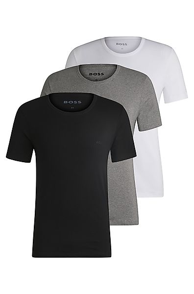 BOSS T-Shirt "Rundhals BOSS ONE", (Packung, 3 tlg., 3er-Pack), mit dezentem günstig online kaufen