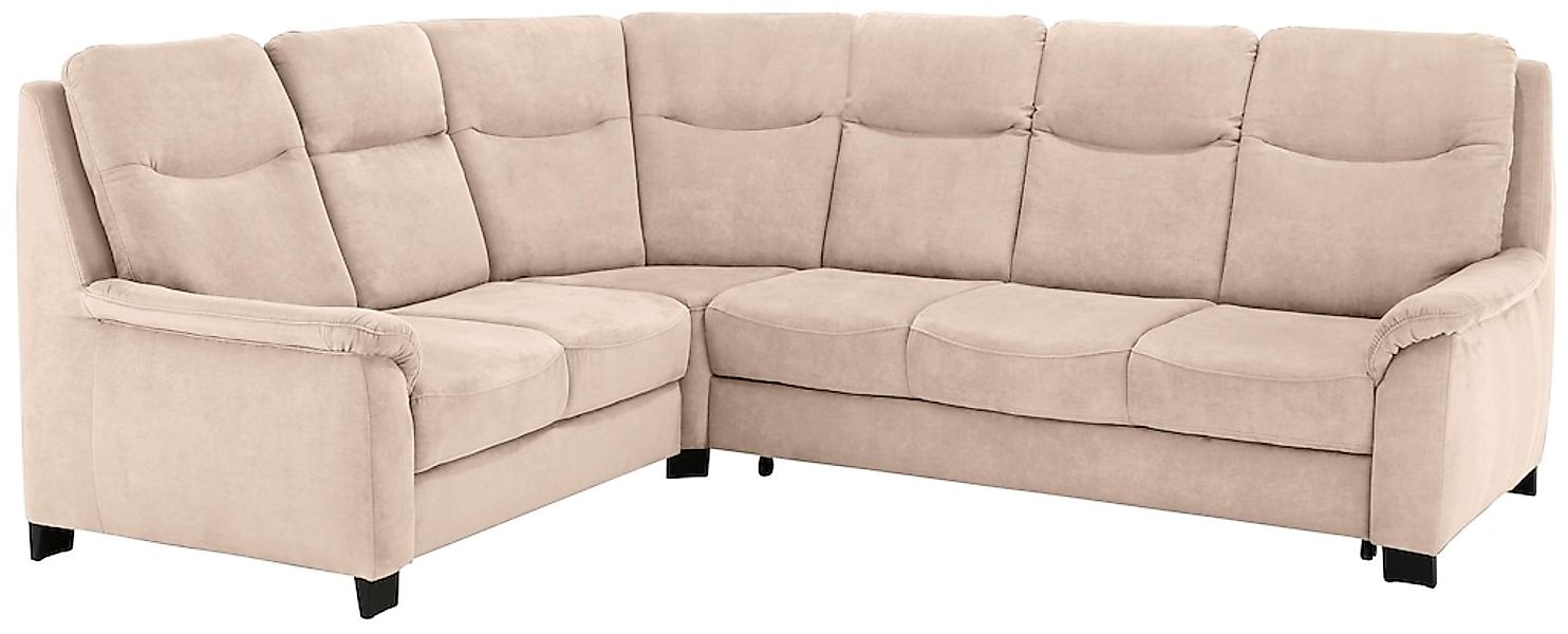 Home affaire Ecksofa »Boccaccio L-Form«, mit Federkern, incl. Kopfteilverst günstig online kaufen