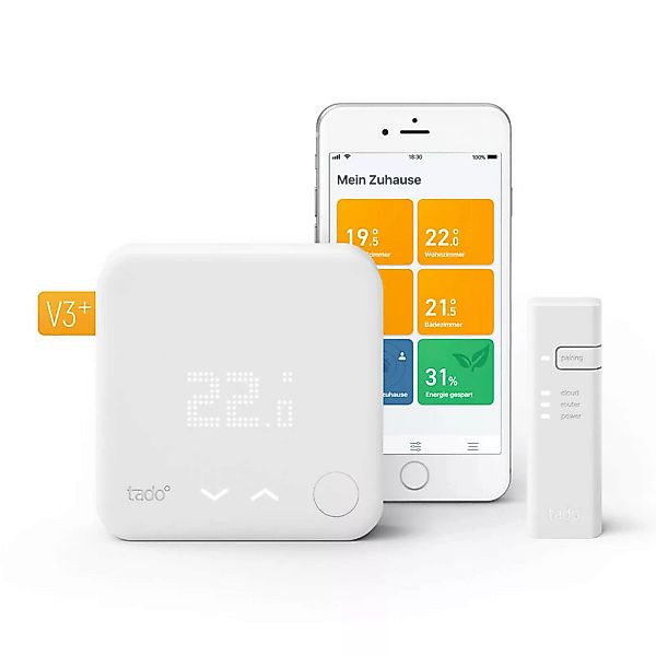 tado° Smartes Thermostat Starter Kit V3+, weiß günstig online kaufen