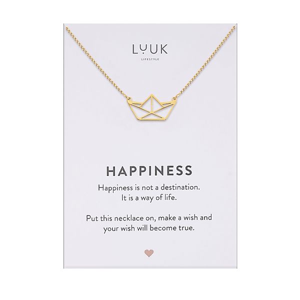 LUUK LIFESTYLE Kette mit Anhänger Schiff, günstig online kaufen