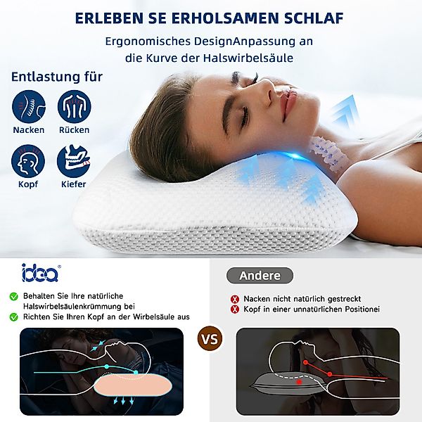Esun Kopfkissen Kopfkissen Memory Foam Kissen, günstig online kaufen