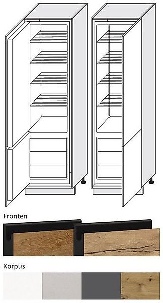 Feldmann-Wohnen Backofenumbauschrank Treviso (1-St) Front- & Korpusfarbe wä günstig online kaufen