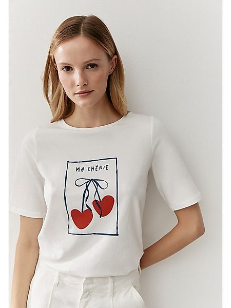 MORE&MORE Kurzarmshirt süßes Kurzarmshirt, Frontprint günstig online kaufen