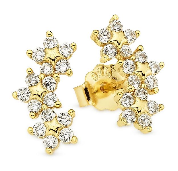 Aniston JEWELRY & WATCHES Paar Ohrstecker Silberohrstecker gelbgoldfarben v günstig online kaufen