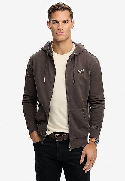 Superdry Kapuzensweatjacke ESSENTIAL LOGO ZIP HOODIE HB Baumwollmischung, s günstig online kaufen