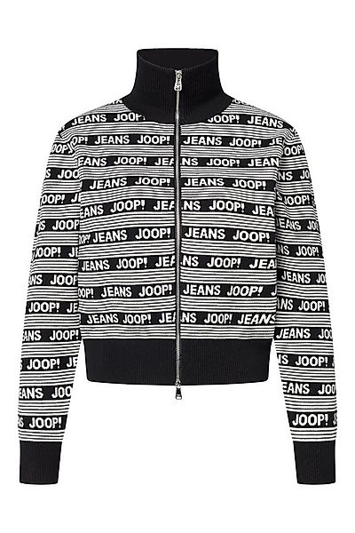Joop Jeans Strickjacke Kadri mit Logoprint günstig online kaufen