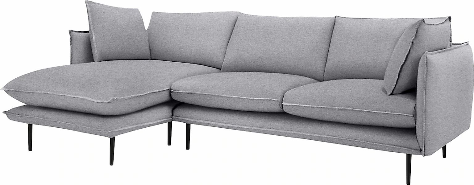 Home affaire Ecksofa "Somba L-Form" mit dickem Keder, Ottomane wahlweise li günstig online kaufen