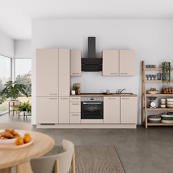 nobilia Küchenzeile ""Laser II", Ausrichtung wählbar, Breite 270 cm" vormon günstig online kaufen