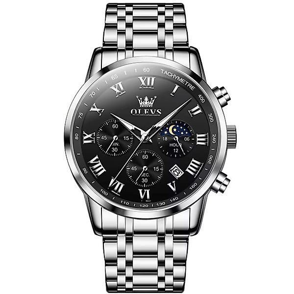 OLEVS Quarzuhr OLEVS Luxus Herrenuhr Chronograph günstig online kaufen