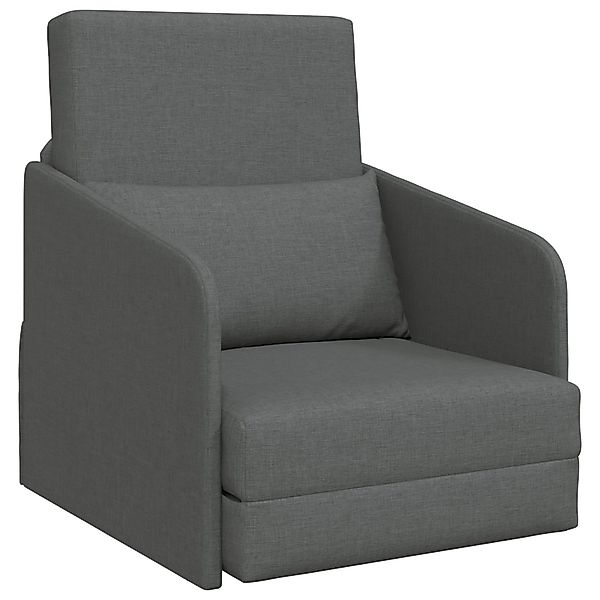 vidaXL Sofa Schlafsessel 2-in-1 Dunkelgrau 65x80x83 günstig online kaufen