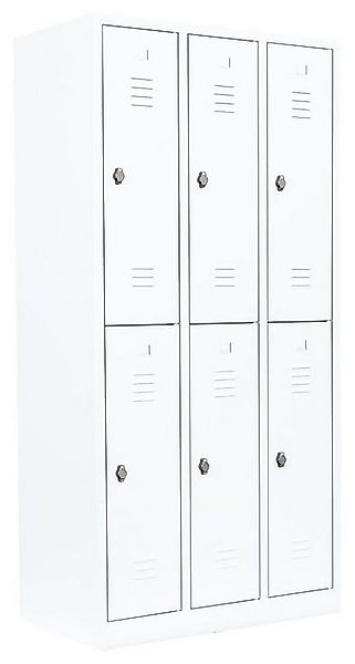 Steelboxx Spind für 6 Personen Spindschrank Kleiderspind 180x88,5x50cm (1-S günstig online kaufen