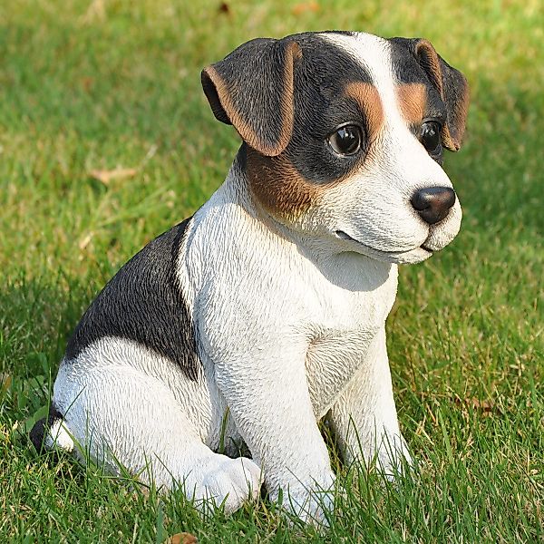 dazikemo Gartenfigur Dekofigur Gartenfigur Jack Russel günstig online kaufen