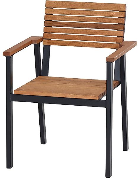 Siena Garden Gartenstuhl ""Bozen" Aluminium mit Robinienholz", 100% FSC, st günstig online kaufen