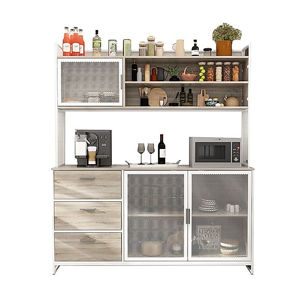 FUFU&GAGA Küchenbuffet Buffetschrank mit Arbeitsplatte und günstig online kaufen