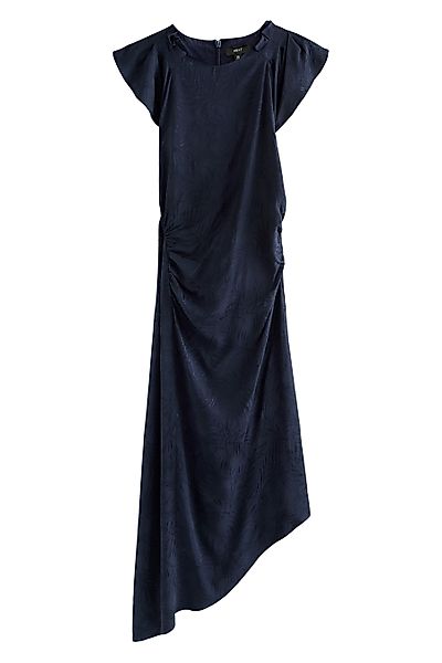 Next Midikleid Gerafftes Midikleid aus Jaqcuardsatin günstig online kaufen