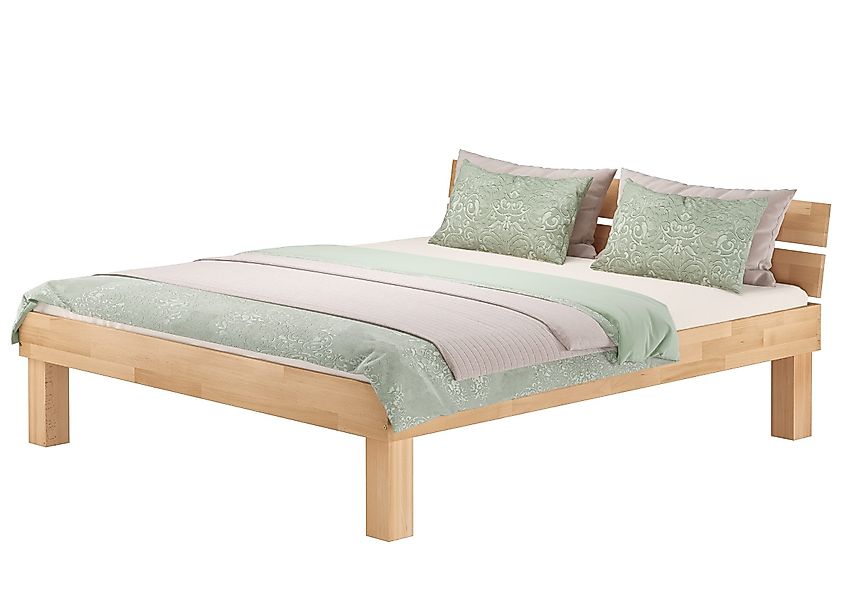 ERST-HOLZ Bett Echtholzbett Massivholzbett Buche Verschiedene günstig online kaufen
