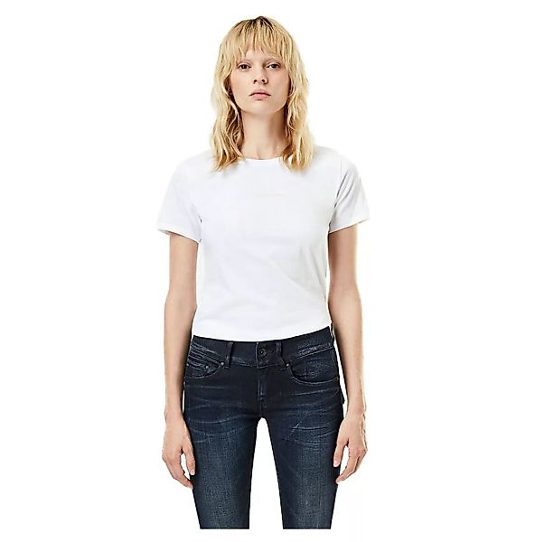 G-star Graphic Core Optic Slim Kurzarm T-shirt XL White günstig online kaufen