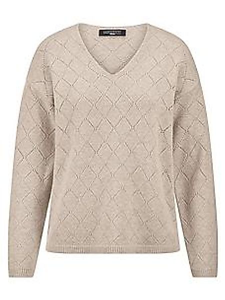 V-Pullover Fadenmeister Berlin beige günstig online kaufen