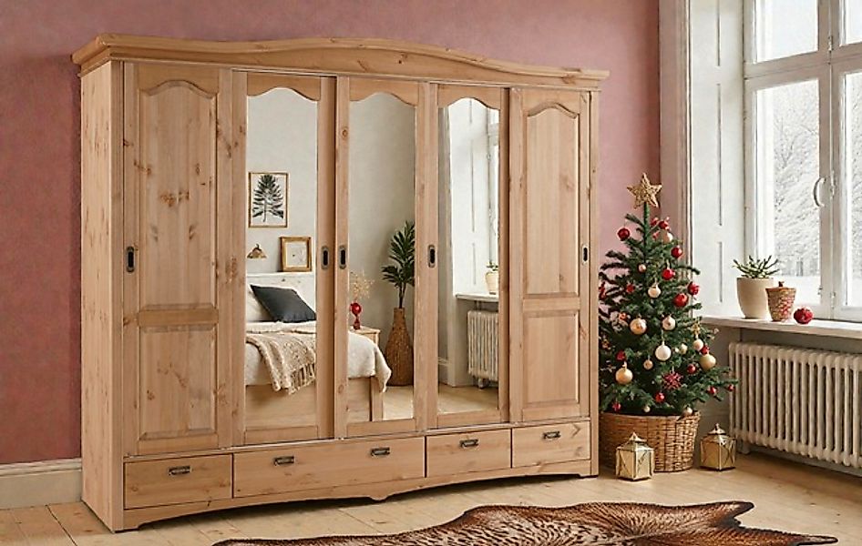 OTTO home Schiebetürenschrank »Konrad, Landhausstil, rustikal, mit Schublad günstig online kaufen