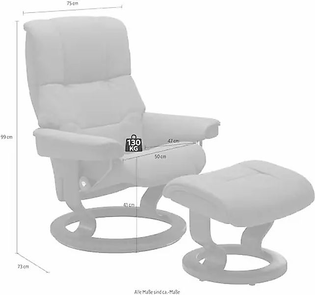 Stressless® Relaxsessel »Mayfair« mit Classic Base, Größe S, M & L, Gestell günstig online kaufen