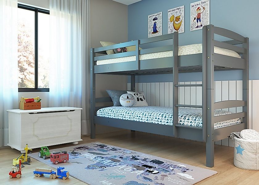 Inter Link Etagenbett Annika, teilbar in 2 Kinderbetten 90x200, extra stabi günstig online kaufen