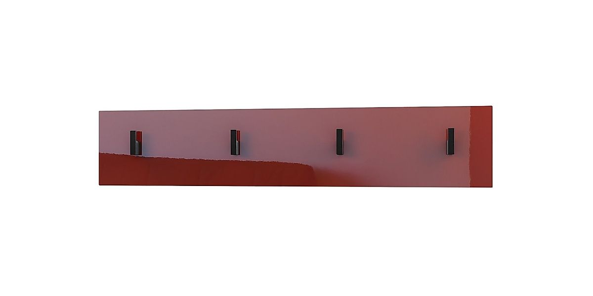 Vladon Garderobenpaneel Linea (Wandgarderobe, mit 4 Kleiderhaken), Sandgrau günstig online kaufen